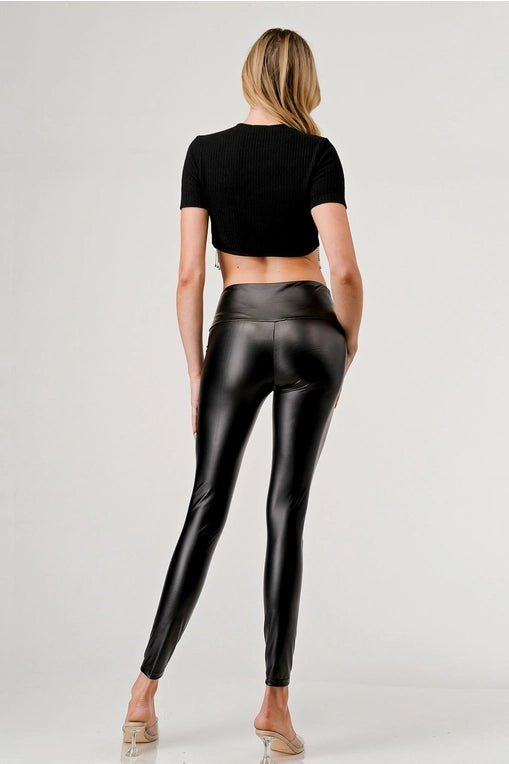 Faux Leather Leggings