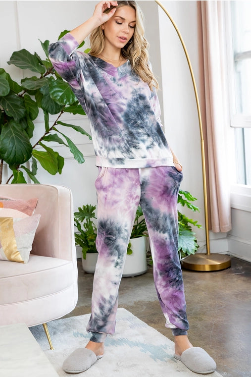 Tie Dye Loungewear Bottoms