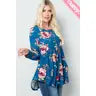 Floral Top (Plus Size)