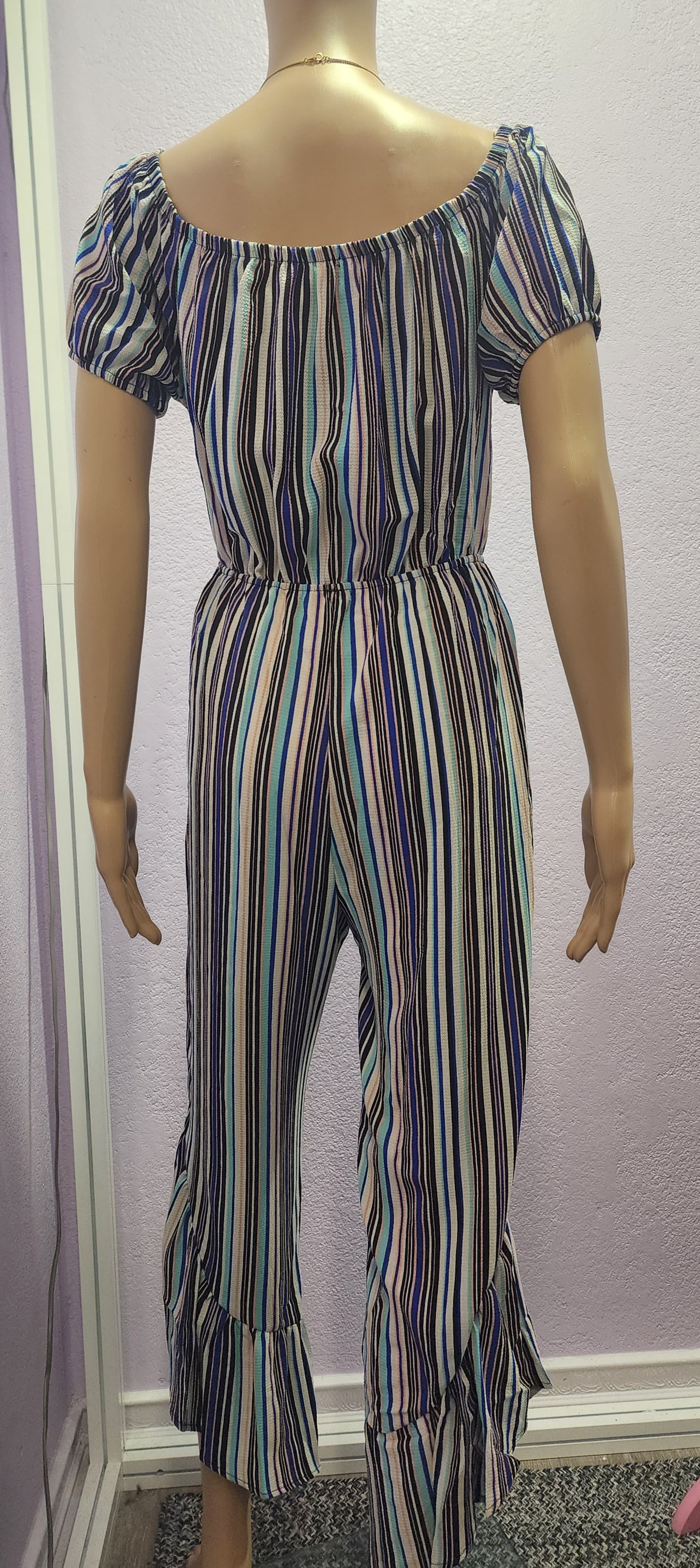 Striped Jumpsuit