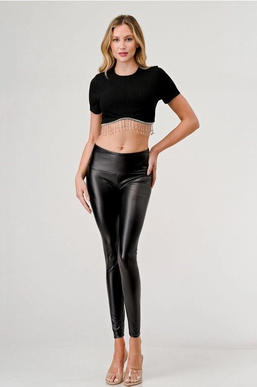 Faux Leather Leggings