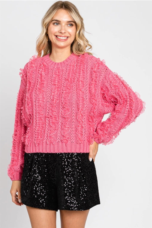 Textured Knit Sweater