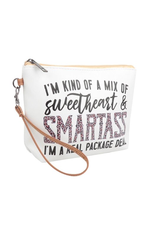 Pouch Bag "Mix of Sweetheart & Smartass"