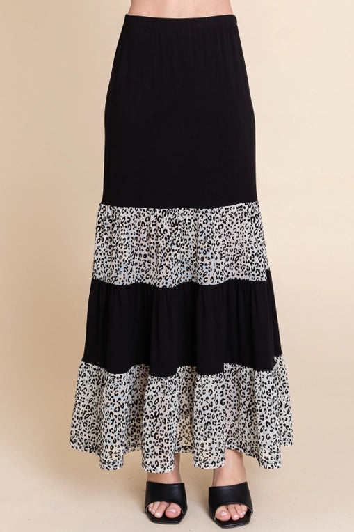 Long Tiered Skirt