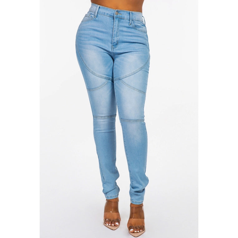 Seamed Skinny Jean