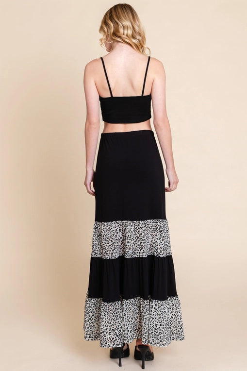 Long Tiered Skirt