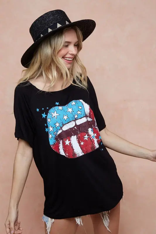 American Flag Lips