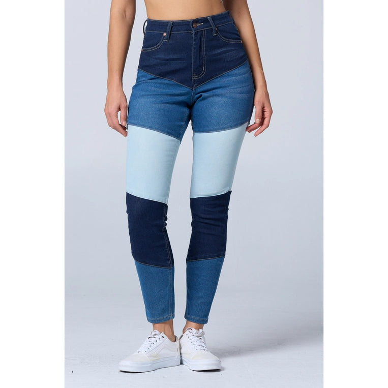 Color Block Skinny Jean