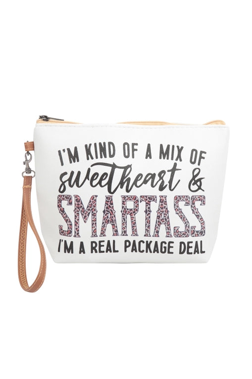 Pouch Bag "Mix of Sweetheart & Smartass"