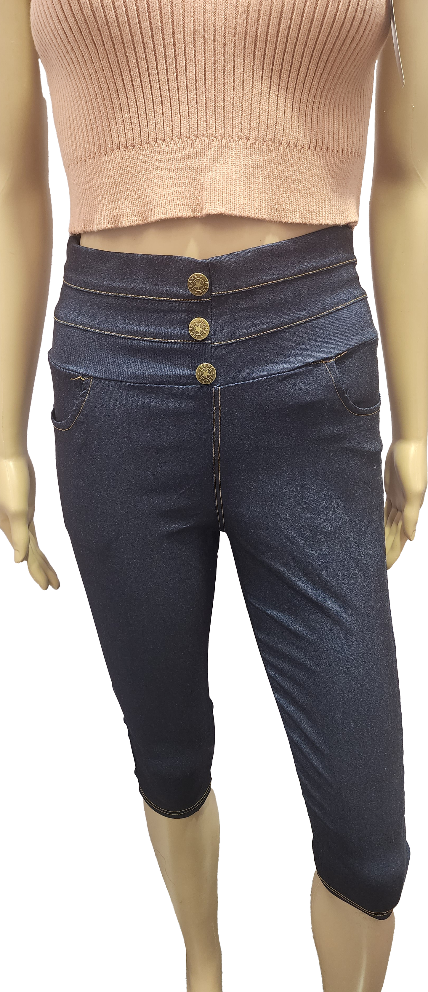 High-Waisted Capri