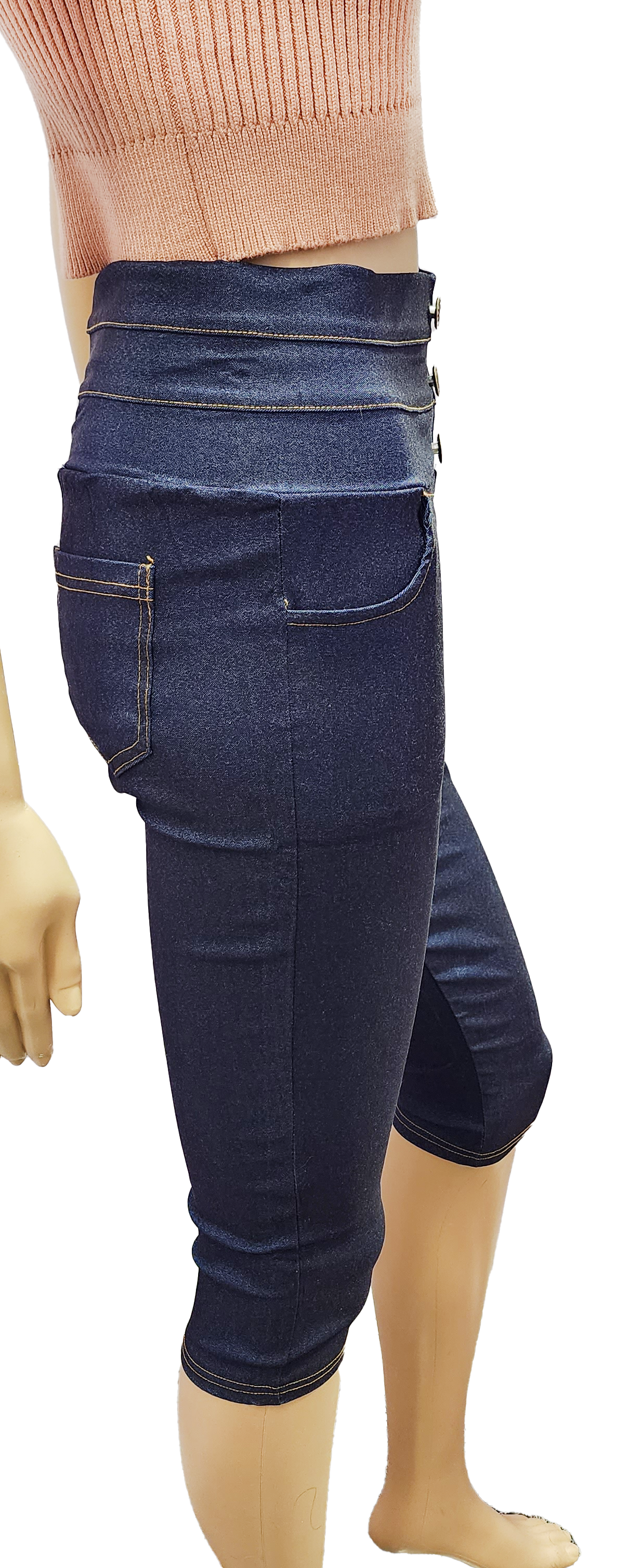 High-Waisted Capri