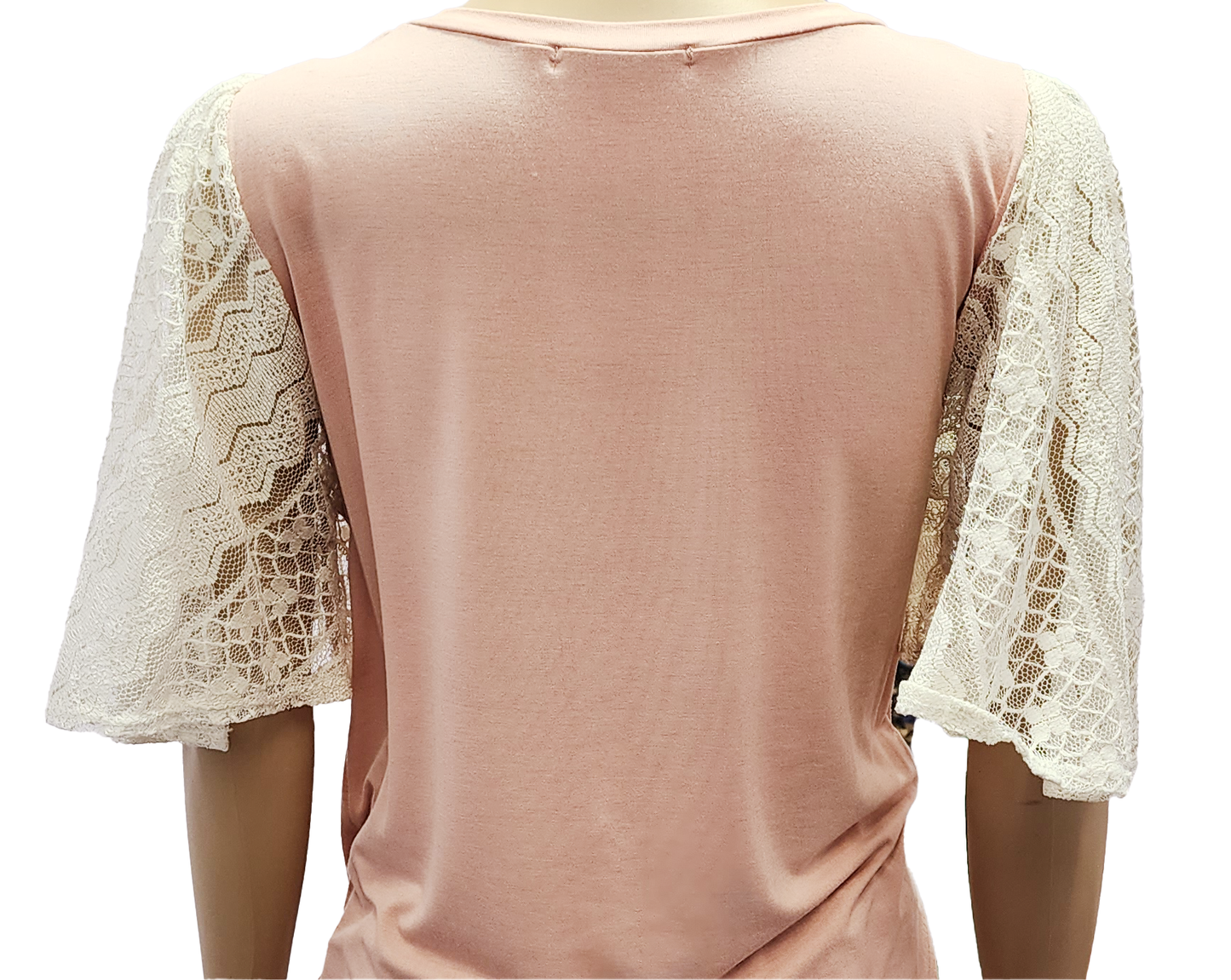 Lace Trumpet Sleeve Shirt