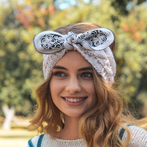 Embellished Bow Headband