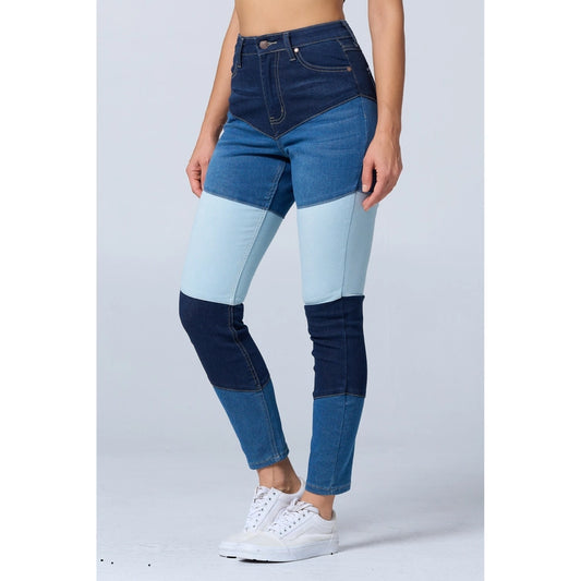 Color Block Skinny Jean