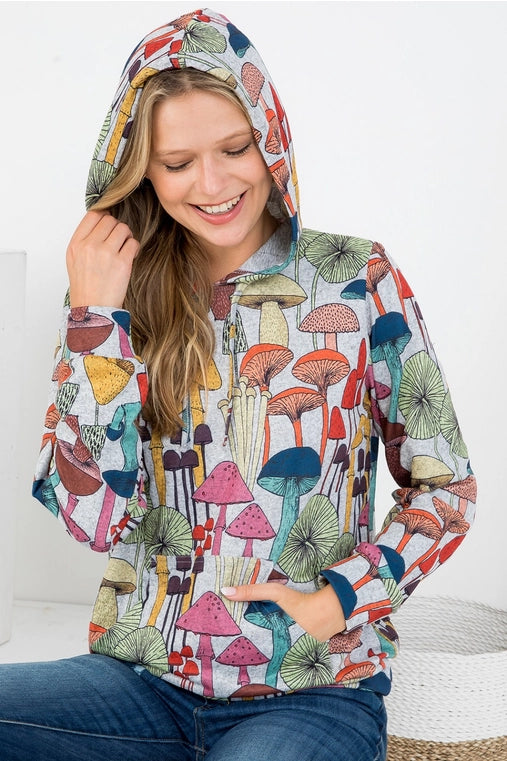 Mushroom Zip-Up