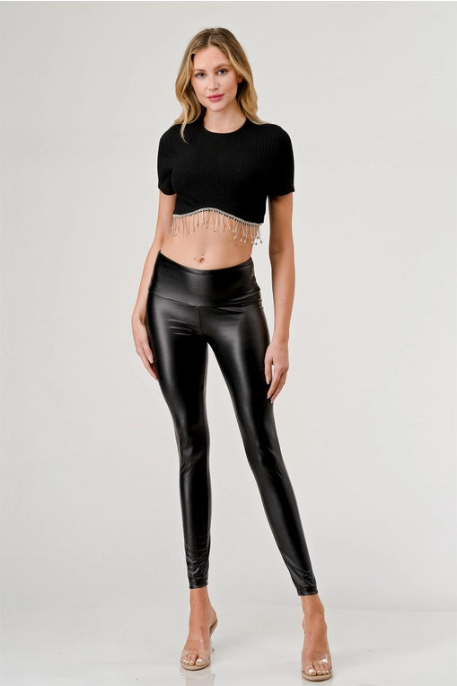 Faux Leather Leggings