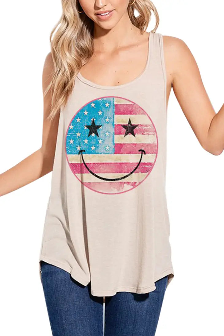 American Smile Tank Top