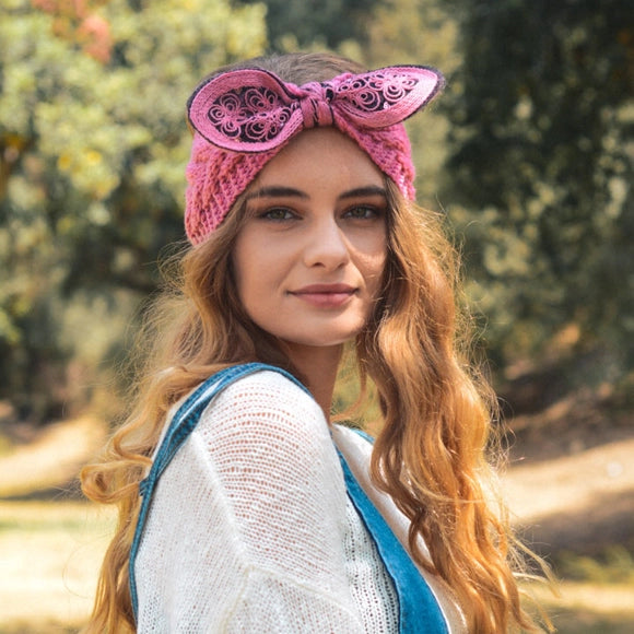 Embellished Bow Headband
