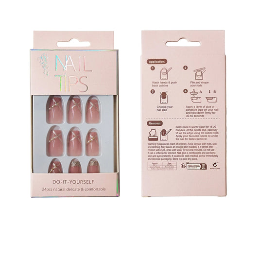 Elegant Pearl Fake Nails