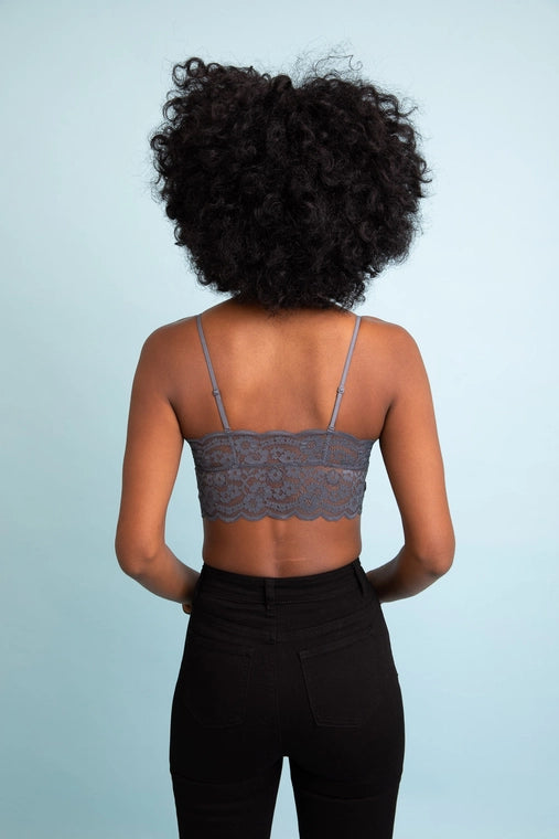 Wide Lace Tube Top
