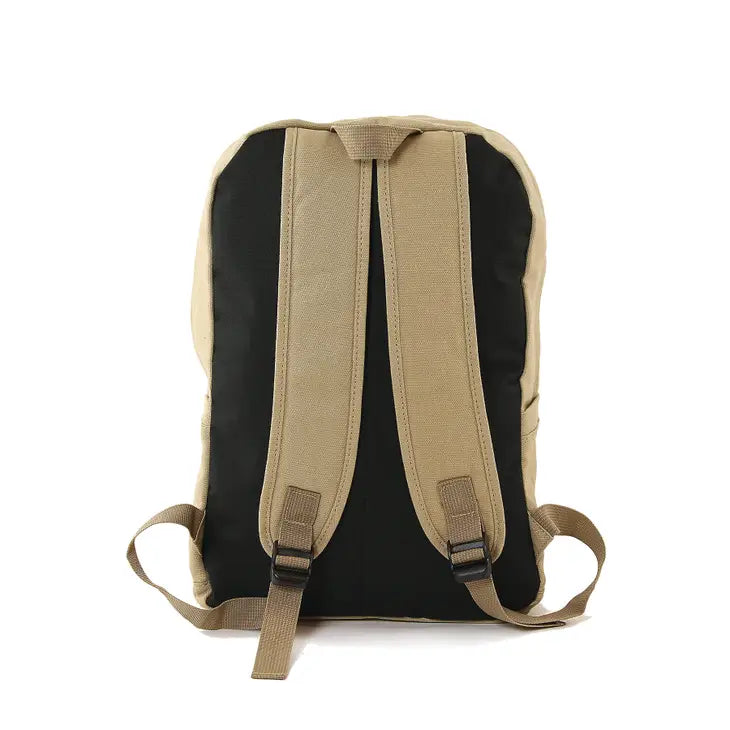 Peeking Corgi Dog Canvas Backpack