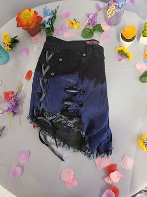 Lace up Side Shorts