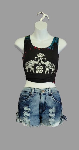 Lace up Side Shorts