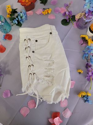 Lace up Side Shorts