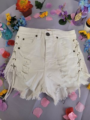 Lace up Side Shorts