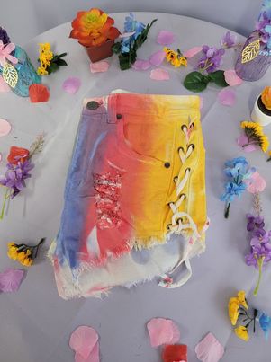 Lace up Side Shorts