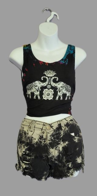 Lace up Side Shorts