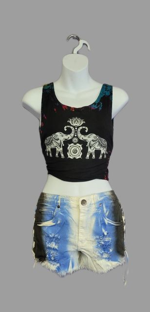 Lace up Side Shorts