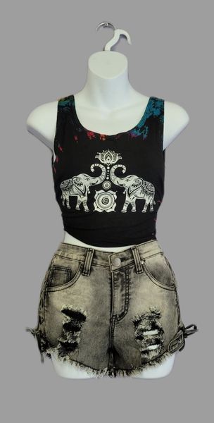 Lace up Side Shorts