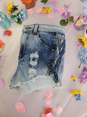 Lace up Side Shorts