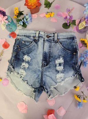 Lace up Side Shorts