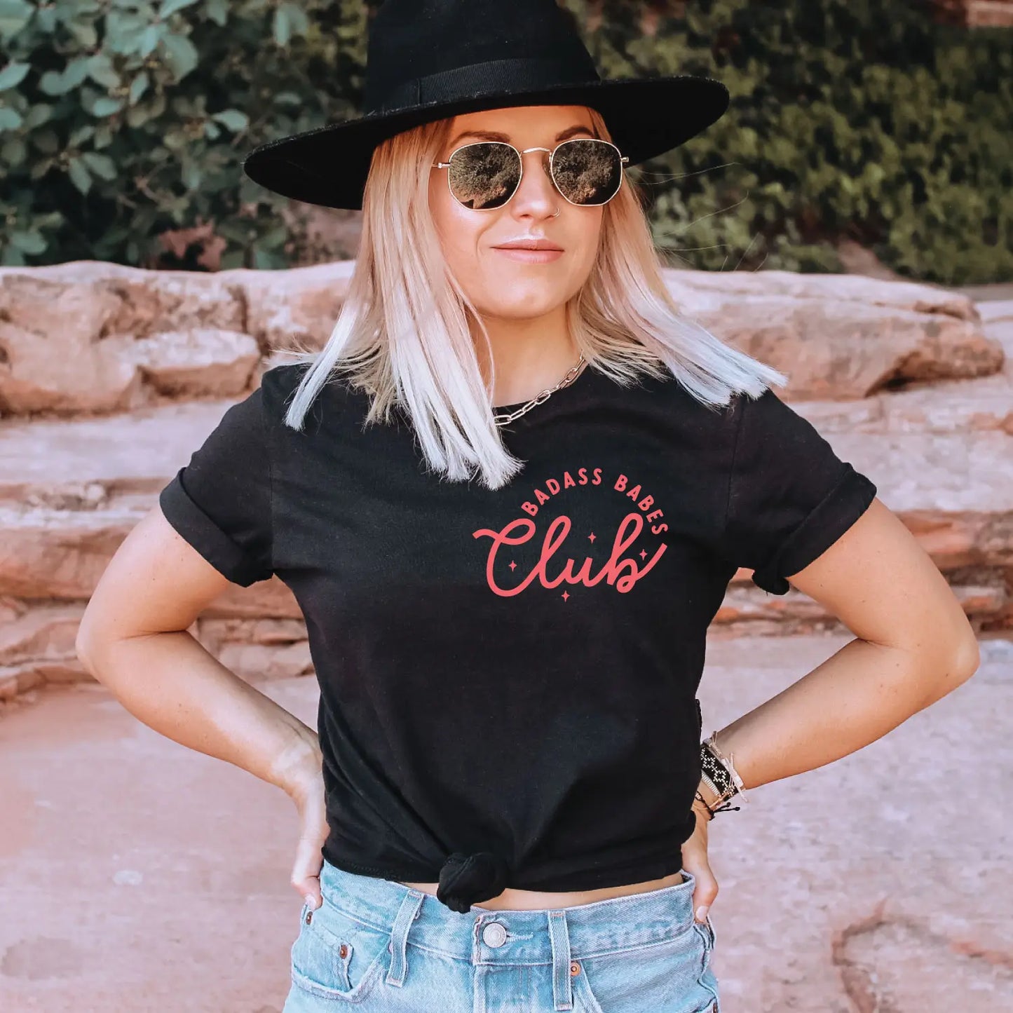 Badass babes club graphic tee