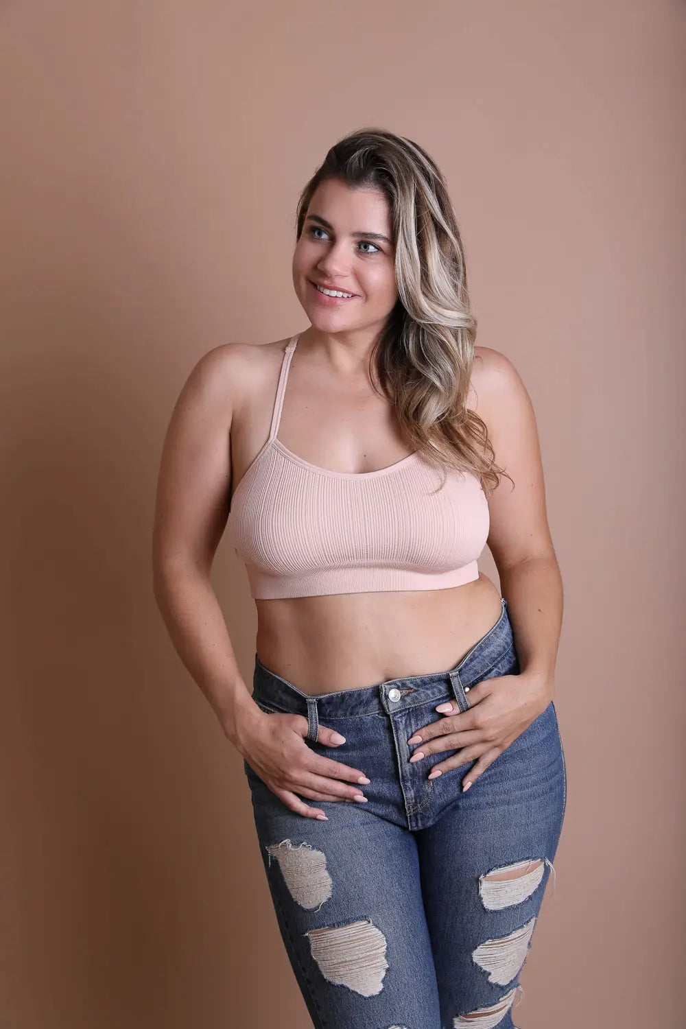 Bralette Racerback Tattoo Mesh