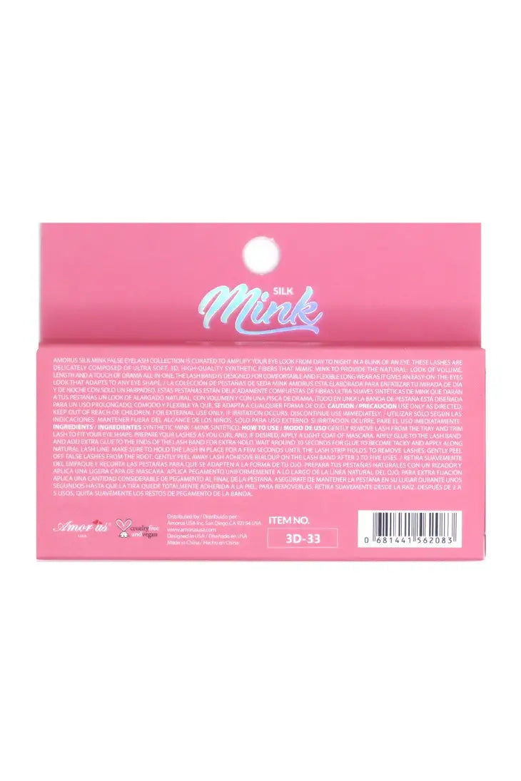 Silk Mink Eyelashes 3D-33