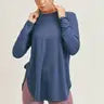 Long Sleeve Flow Top with Side Slits