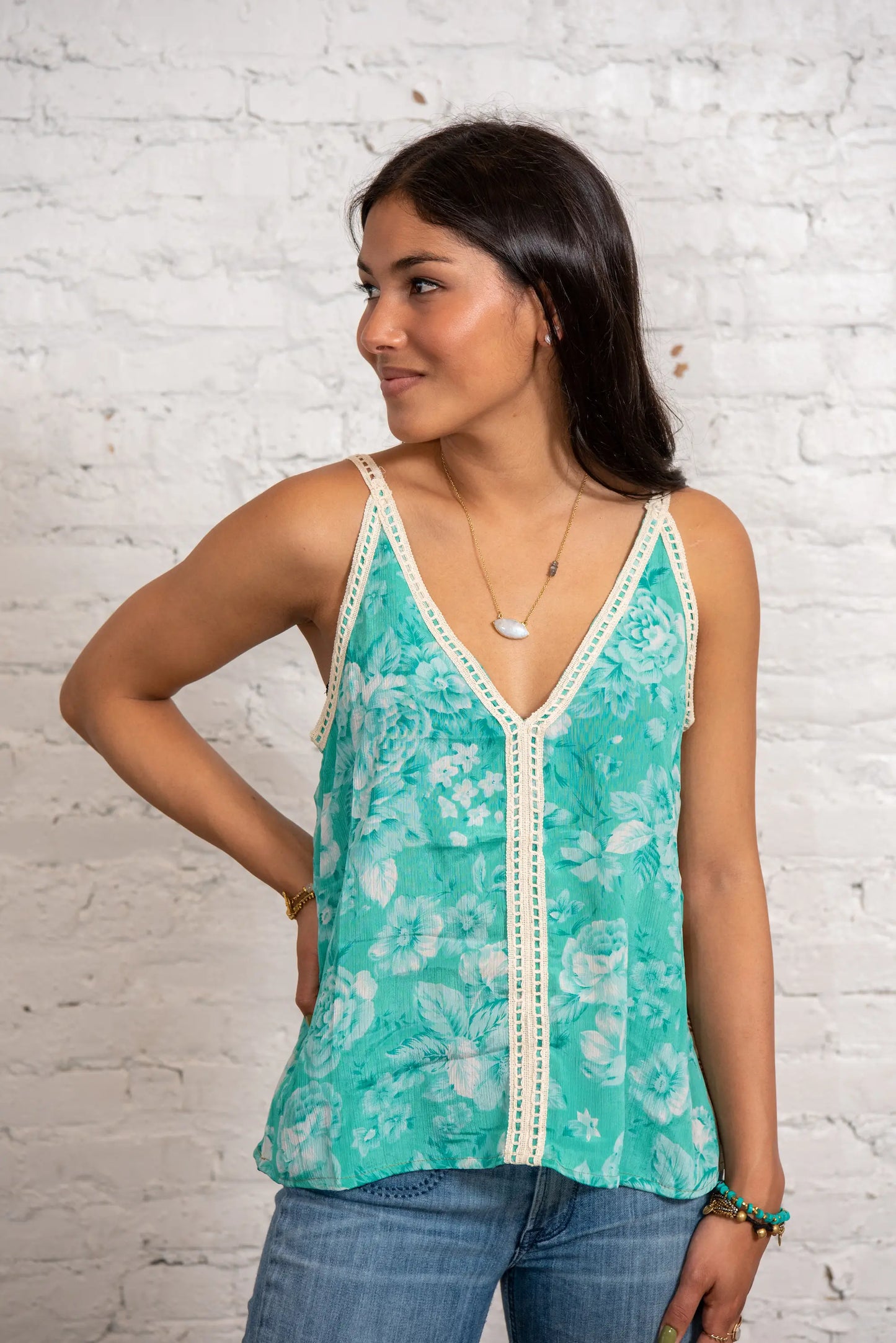 Sari Lace Tank Top