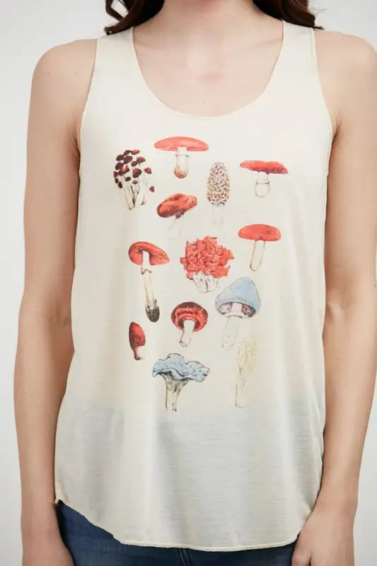 Colorful Mushrooms Tank Top