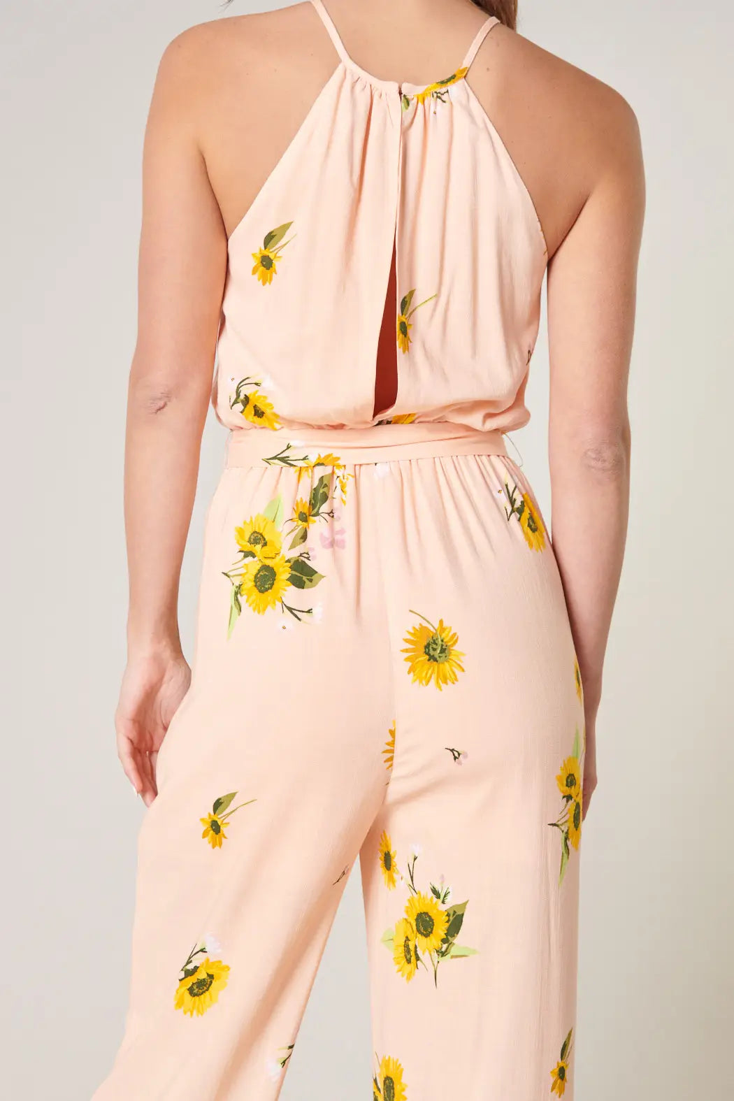 Floral Trapeze Jumpsuit