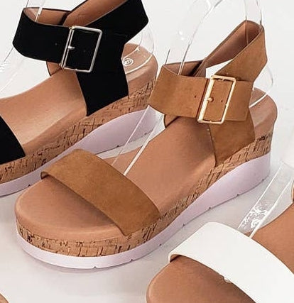 Platform Ankle Strap Sandal