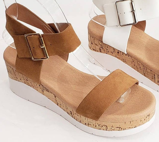 Platform Ankle Strap Sandal