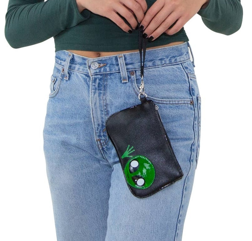 Friendly Alien Wristlet