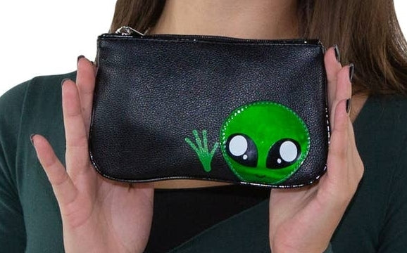 Friendly Alien Wristlet