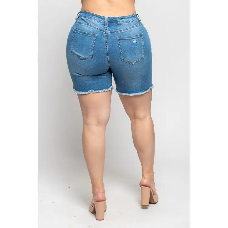 Button up Denim Shorts