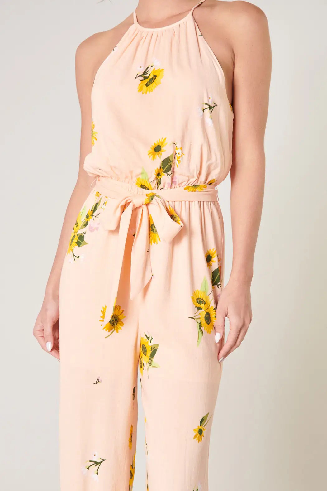 Floral Trapeze Jumpsuit
