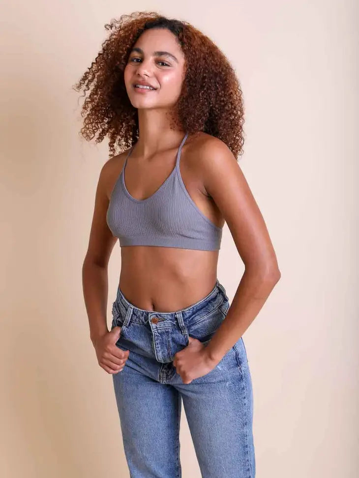 Bralette Racerback Tattoo Mesh