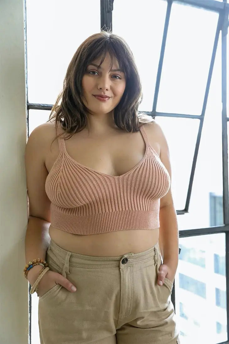 Contour Rib Knit Brami